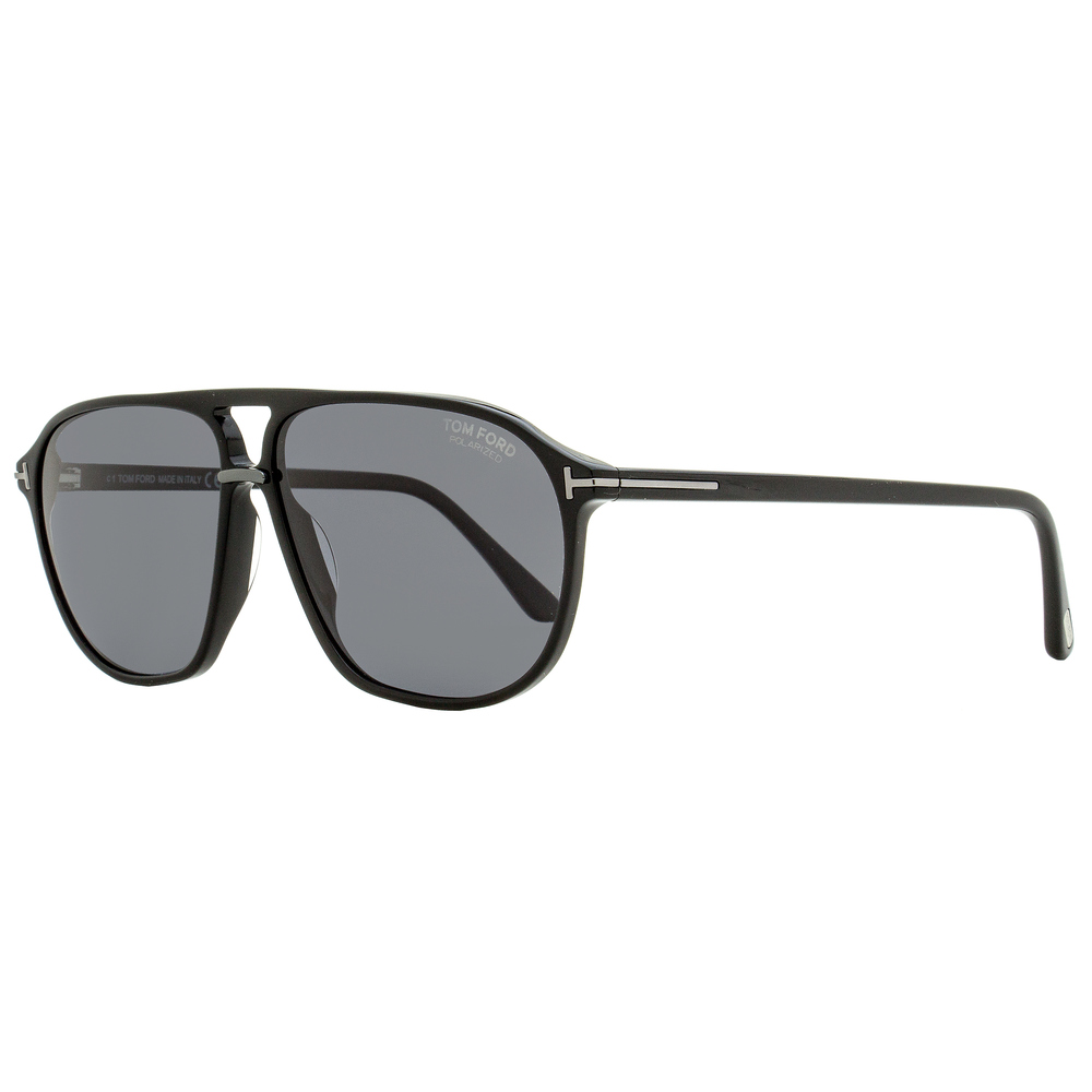 Tom Ford Navigator Sunglasses TF1026-N Bruce 01D Black/Gunmetal 61mm FT01026